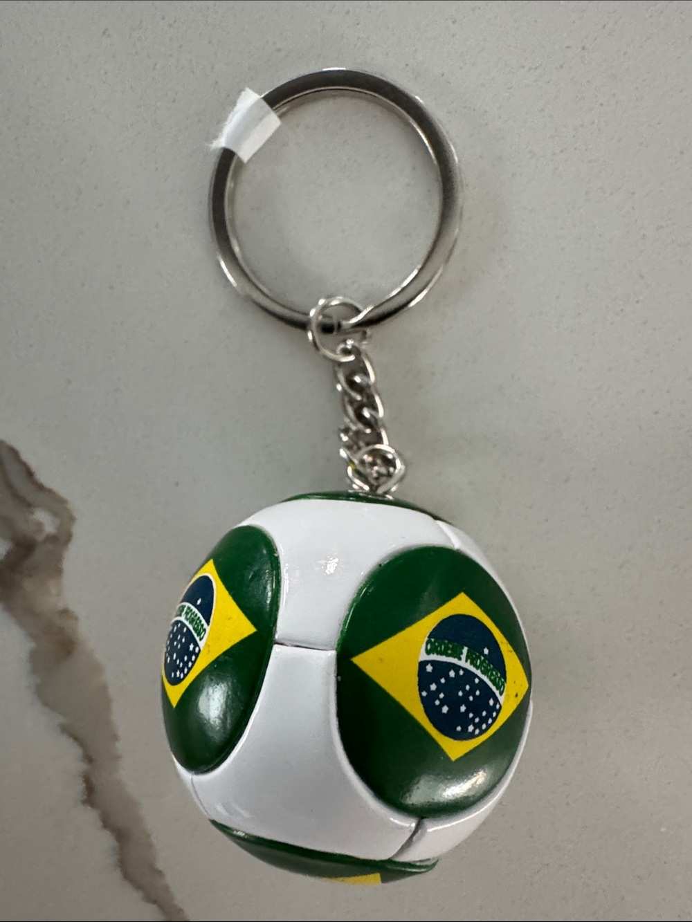 World Cup Brazil Futbol Soccer Ball Keychain Bagcharm NWOT